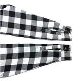 (vintage) 1980'S～ DAVID TAYLOR BLOCK CHECKERED QUILTED FLANNEL SHIRT