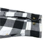 (vintage) 1980'S～ DAVID TAYLOR BLOCK CHECKERED QUILTED FLANNEL SHIRT