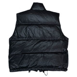 (VINTAGE) 1990'S～ CHAPS by RALPH LAUREN 3D POCKET RIP STOP DOWN VEST WITH CHIN STRAP