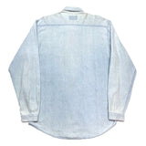 (designers) 1990'S～ MADE IN ITALY ARMANI JEANS METAL BUTTON SHIRT AS IS