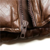(VINTAGE) 1980'S～ MADE IN HONG KONG HENRY GRETHEL THICK PADDED LEATHER VEST