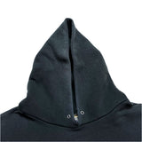 (vintage) 1990'S～ 96 ROCK USA FM ROCK RADIO STATION PULLOVER HOODIE SWEAT SHIRT WITH THIN RIB HEM