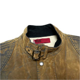 (vintage) 2002 Levi's RED TAB FLOCKED PILE PROCESSING MOTORCYCLE JACKET