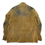 (vintage) 2002 Levi's RED TAB FLOCKED PILE PROCESSING MOTORCYCLE JACKET