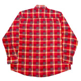 (boro) 1980'S～ MADE IN TURKEY WOODLAND PLAID PATTERN PRINT FLANNEL SHIRT