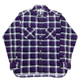 (designers) MADE IN JAPAN UNUSED PLAID PATTERN PRINT FLANNEL SHIRT