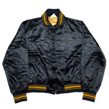 (vintage) 1980'S～ Bowler's CHAIN STITCHED SATIN JACKET