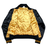 (vintage) 1980'S～ Bowler's CHAIN STITCHED SATIN JACKET