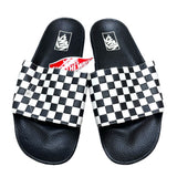 (other) DEAD STOCK NEW 2016 VANS CHECKERED FLAG PATTERN SLIDE ON SANDALS