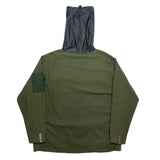 (DESIGNERS) 1998 maharishi LONG NECK PANELED PULLOVER FLEECE JACKET