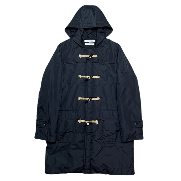 (DESIGNERS) 2001 COMME des GARCONS SHIRT PADDED NYLON DUFFLE COAT