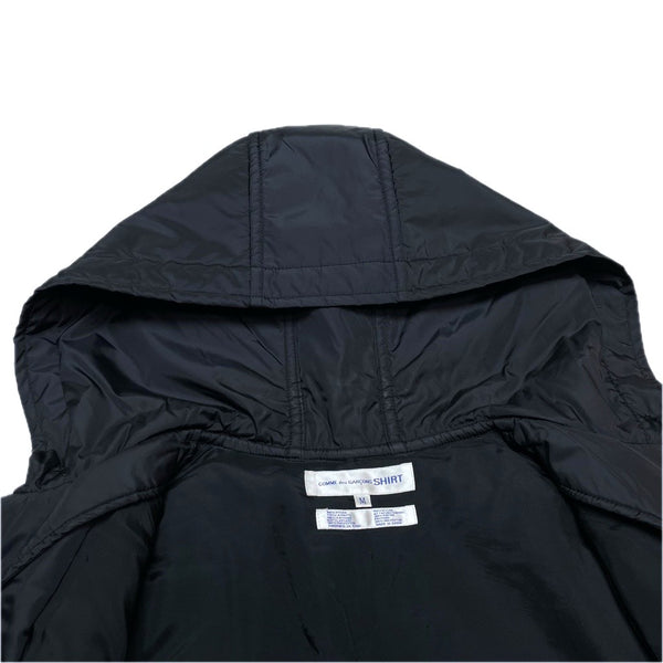 DESIGNERS) 2001 COMME des GARCONS SHIRT PADDED NYLON DUFFLE COAT