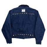(designers) 1990'S～ MOSCHINO 2 POCKET DENIM TRUCKER JACKET WITH BUTTON METAL FITTINGS