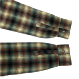 (vintage) 1990'S～ MADE IN USA JIMMY'Z SHADOW PLAID WOOL SHIRT