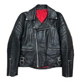 (vintage) 1980'S～ UNKNOWN UK STYLE DOUBLE BREASTED LEATHER BIKER JACKET