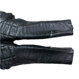 (vintage) 1980'S～ UNKNOWN UK STYLE DOUBLE BREASTED LEATHER BIKER JACKET