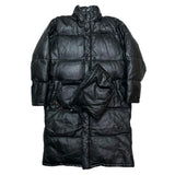 (VINTAGE) Wind Armor LEATHER DOWN COAT WITH HOOD