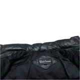 (VINTAGE) Wind Armor LEATHER DOWN COAT WITH HOOD