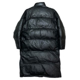 (VINTAGE) Wind Armor LEATHER DOWN COAT WITH HOOD