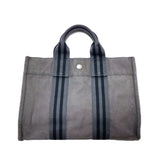 (DESIGNERS) MADE IN FRANCE HERMES FOURRE TOUT CANVAS BAG BORO