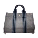 (DESIGNERS) MADE IN FRANCE HERMES FOURRE TOUT CANVAS BAG BORO