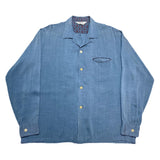(vintage) 1960'S～ Bond fifth avenue 3 POINT FASTENING RAYON BOX SHIRT