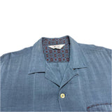 (vintage) 1960'S～ Bond fifth avenue 3 POINT FASTENING RAYON BOX SHIRT