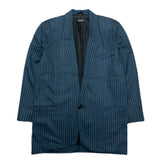 (DESIGNERS) 1990'S～ MADE IN ITALY ESPRIT STRIPED PATTERN 1 BUTOON BLAZER JACKET