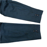 (DESIGNERS) 1990'S～ MADE IN ITALY ESPRIT STRIPED PATTERN 1 BUTOON BLAZER JACKET