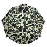 (vintage) 1980'S～ MADE IN USA FIVE BROTHER CAMOUFLAGE PATTERN CHAMOIS CLOTH SHIRT