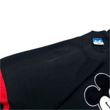 (vintage) 1980'S～ MADE IN USA DISNEY OFFICIAL MICKEY MOUSE FLOCK PRINT SWEAT SHIRT