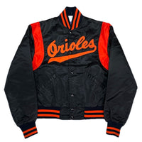 (VINTAGE) 1990'S～ STARTER MLB OFFICIAL BALTIMORE ORIOLES NYLON VARSITY AJCKET