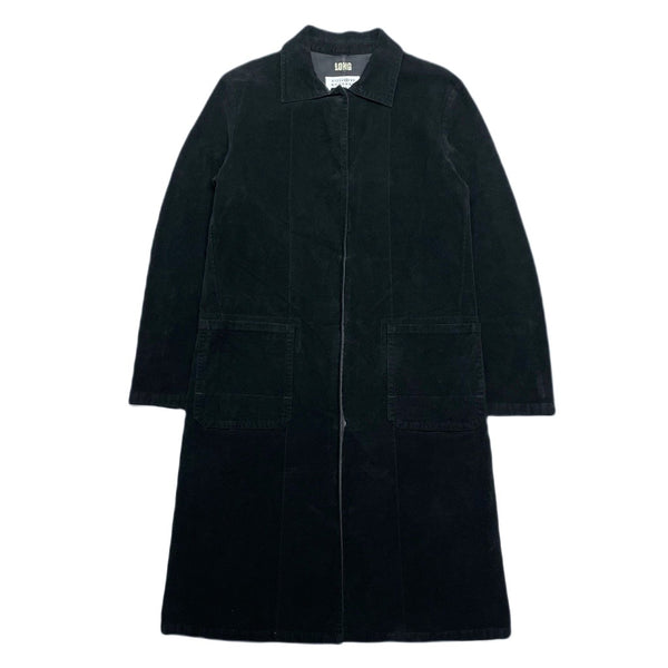 (DESIGNERS) 2002 MADE IN ITALY MAISON MARGIELA 6 KOKONOE TAG COTTON STRETCH BALMACAAN COAT