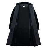 (DESIGNERS) 2002 MADE IN ITALY MAISON MARGIELA 6 KOKONOE TAG COTTON STRETCH BALMACAAN COAT