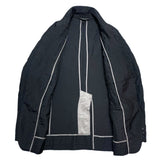 (designers) COMME des GARCONS HOMME PLUS STRIPE PATTERN FULLING PROCESS 1 BUTTON BLAZER JACKET