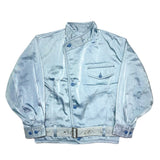 (DESIGNERS) 1980'S～ MADE IN JAPAN ISSEY MIYAKE MEN BRUSH TAG STAD UP COLLAR JACKET WITH WAIST BELT