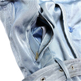 (DESIGNERS) 1980'S～ MADE IN JAPAN ISSEY MIYAKE MEN BRUSH TAG STAD UP COLLAR JACKET WITH WAIST BELT