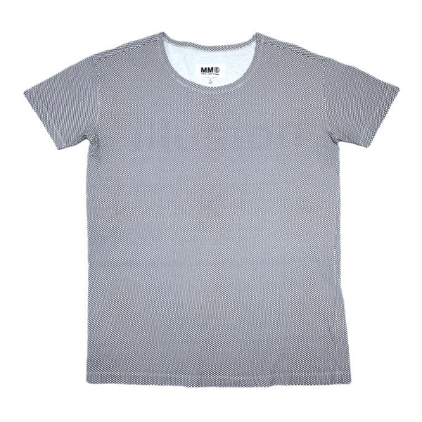(DESIGNERS) MADE IN TURKEY MAISON MARGIELA 6 HIDDEN CHARACTER DESIGN POLKA DOT PATTERN T-SHIRT