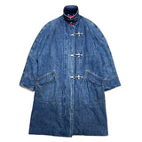 (VINTAGE) 1980'S～ MADE IN KOREA harve benard DENIM FIRE FIGHTER COAT