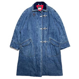 (VINTAGE) 1980'S～ MADE IN KOREA harve benard DENIM FIRE FIGHTER COAT