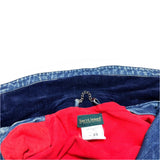 (VINTAGE) 1980'S～ MADE IN KOREA harve benard DENIM FIRE FIGHTER COAT