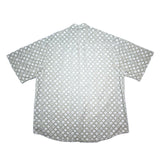 (VINTAGE) 1990'S～ OLD STUSSY MONOGRAM PATTERN TOTAL PATTERN 3 POINT FASTENED SHORT SLEEVE SHIRT
