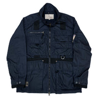 (VINTAGE) 2000'S～ AVIREX MILITARY JACKET WITH WORLD MAP PATTERN PADDED LINER