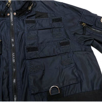 (VINTAGE) 2000'S～ AVIREX MILITARY JACKET WITH WORLD MAP PATTERN PADDED LINER