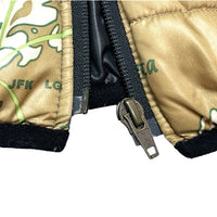 (VINTAGE) 2000'S～ AVIREX MILITARY JACKET WITH WORLD MAP PATTERN PADDED LINER