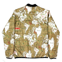 (VINTAGE) 2000'S～ AVIREX MILITARY JACKET WITH WORLD MAP PATTERN PADDED LINER