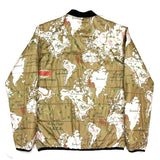 (VINTAGE) 2000'S～ AVIREX MILITARY JACKET WITH WORLD MAP PATTERN PADDED LINER