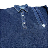 (vintage) 1990'S～ MADE IN DENMARK BLUE WILLI'S INDIGO DYED COTTON KNIT