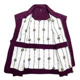 (vintage) 1980'S～ BASIC LINE STAND UP COLLAR VEST