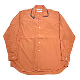 (designers) 1990'S～ MADE IN FRANCE COMME des GARCONS SHIRT COLLAR WOOL PANELED DESIGN LOOP COLLAR SHIRT